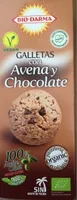 Galletas con avena y chocolate