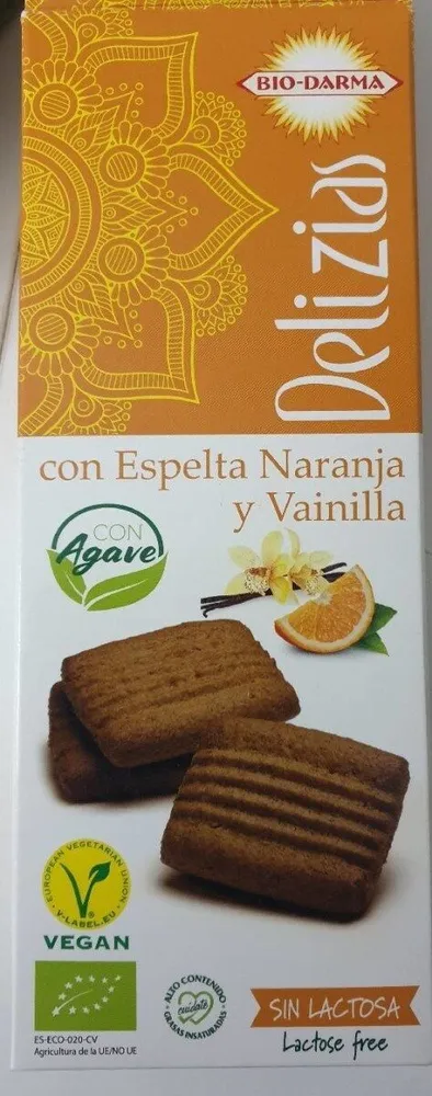 Delicias con Espelta, Naranja y Vainilla