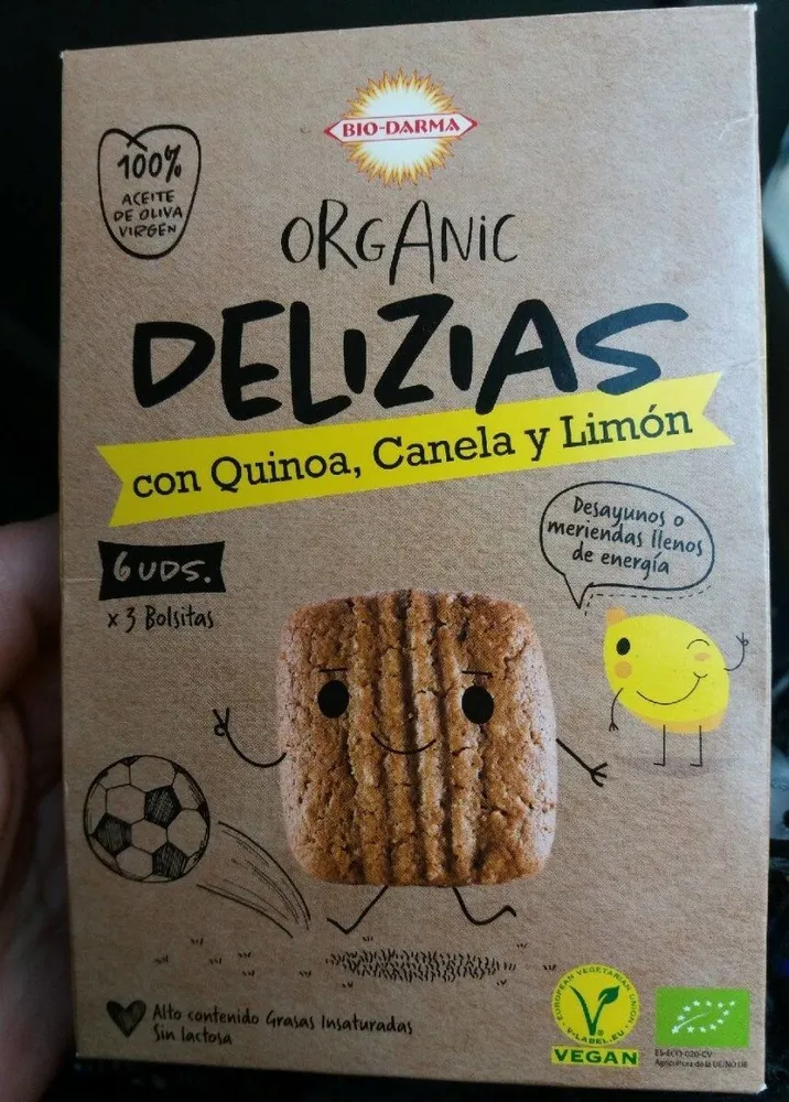 Delizias con quinoa, canela y limon