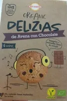 Delizias de avena con chocolate