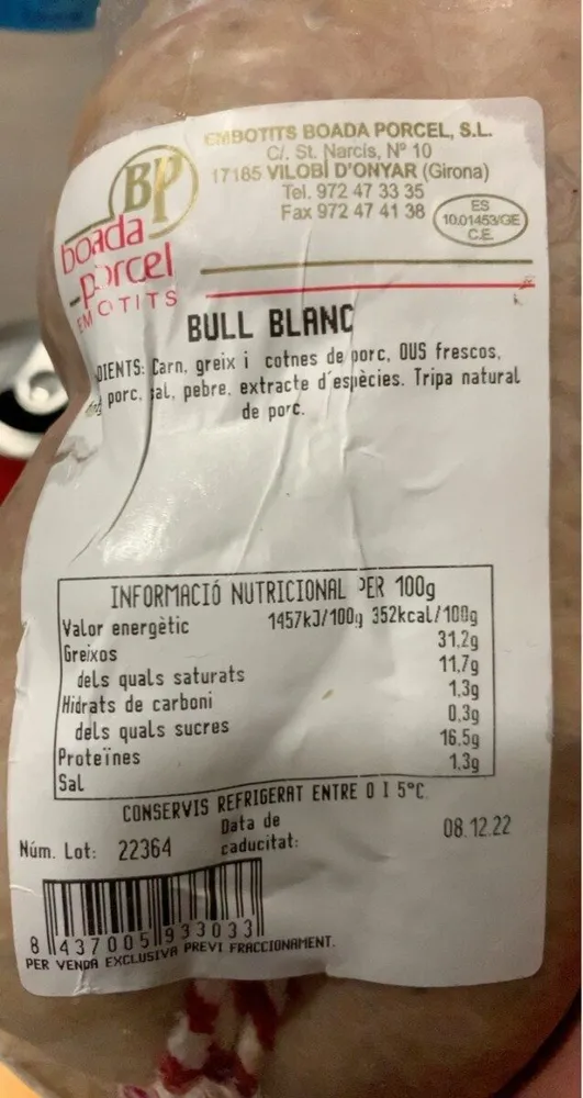 Bull blanc