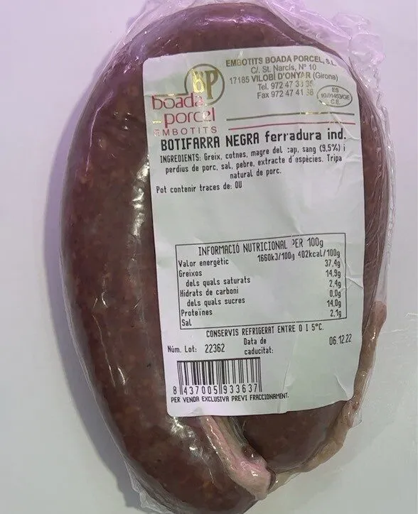 Botifarra negra