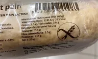 Pan sin gluten y sin lactosa
