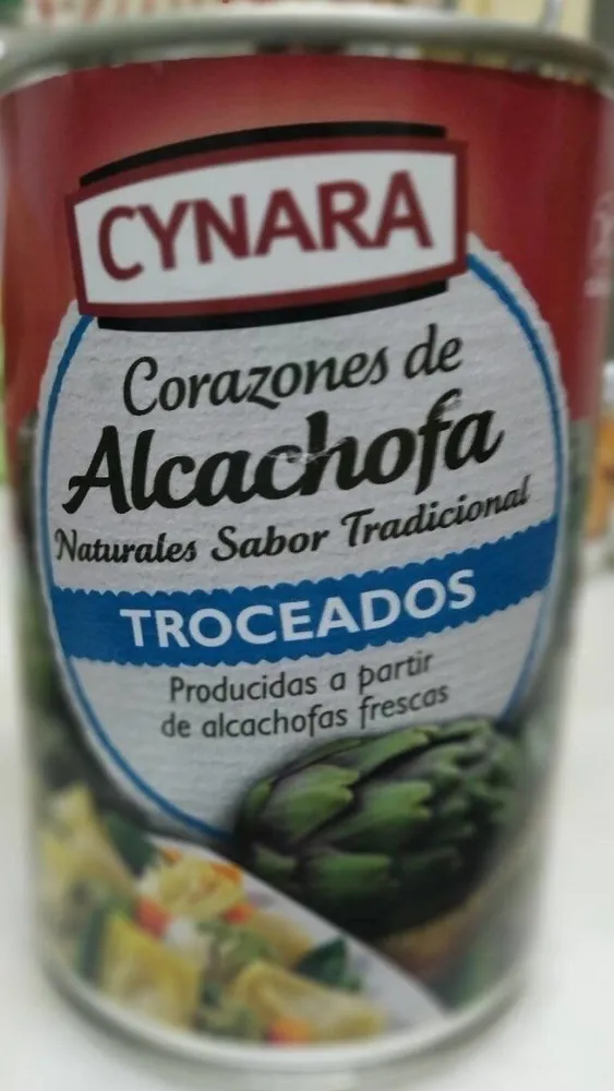 Corazones de alcachofa troceados al natural