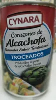 Corazones de alcachofa troceados al natural