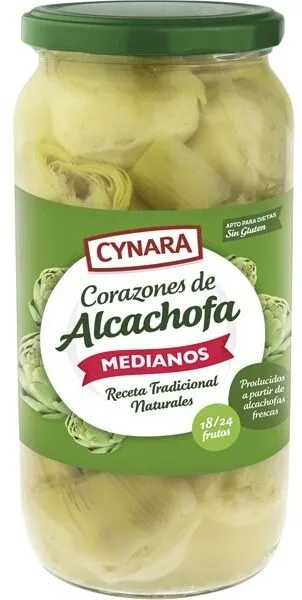 Corazones de alcachofa medianos