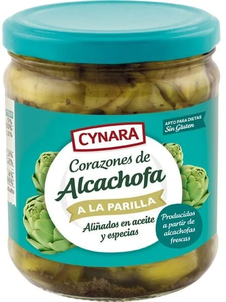 Corazones de alcachofa a la parrilla