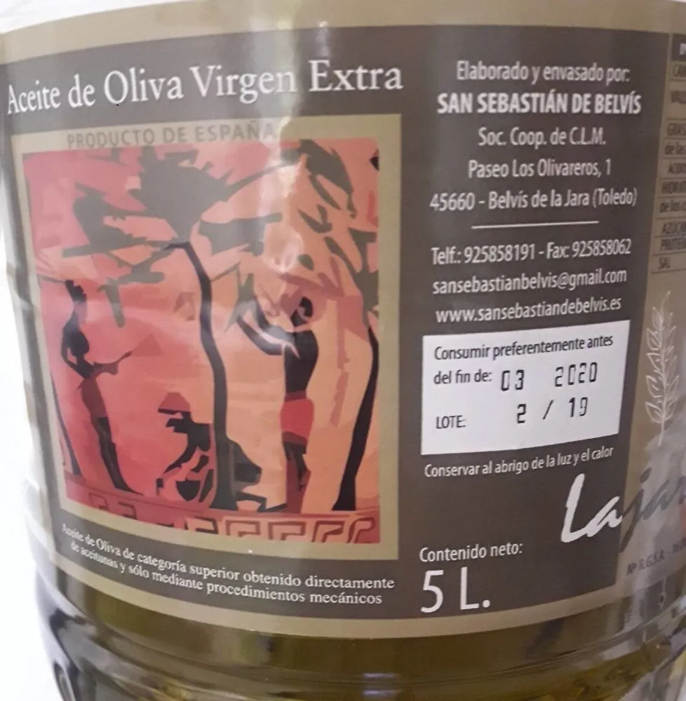 aceite de oliva virgen extra Lajar