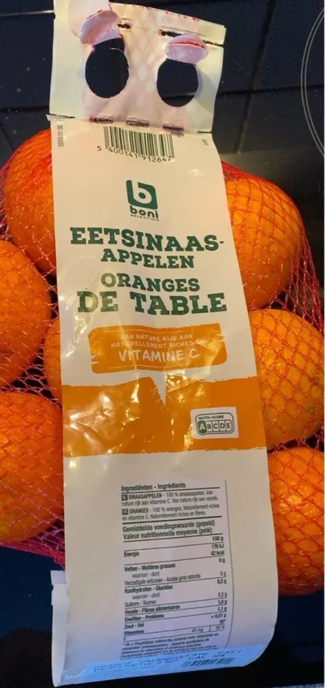 Oranges de table