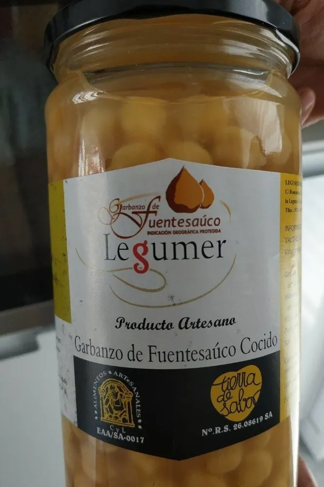 Garbanzos de Fuentesauco cocidos