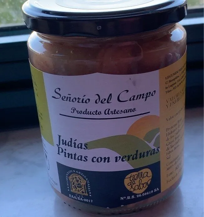 Judías Pintas con verduras