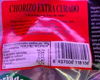 Chorizo extra curado