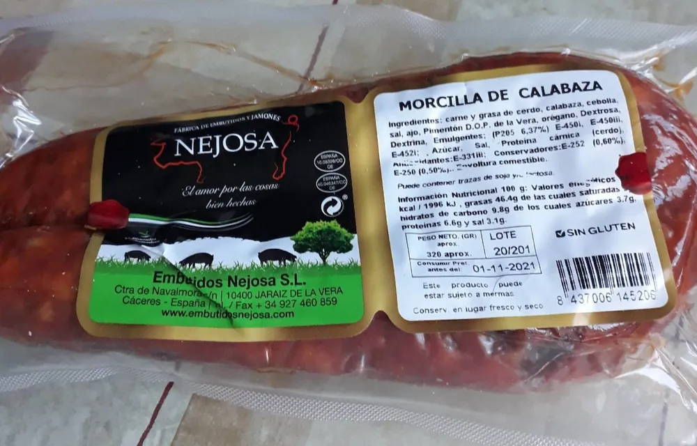 Morcilla de calabaza