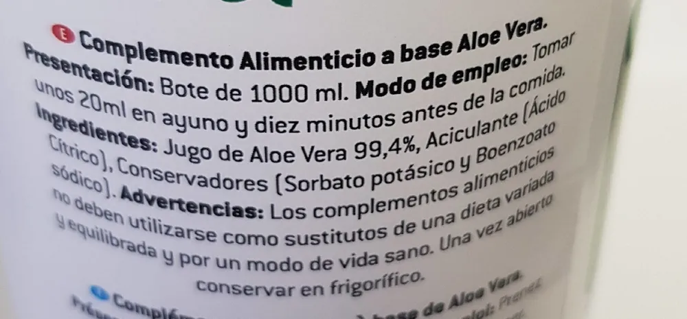 Zumo aloe vera