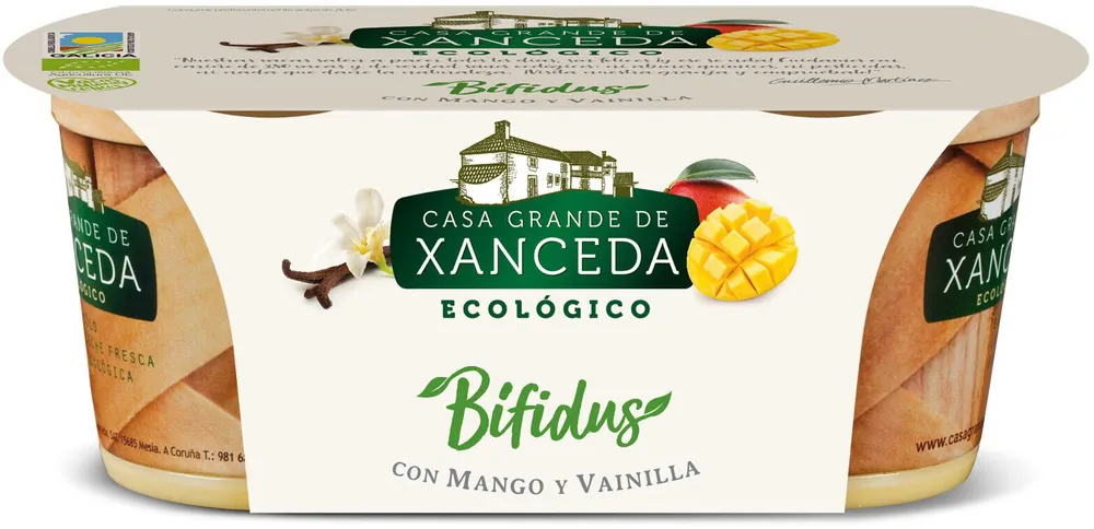 Bifidus con mango y vainilla