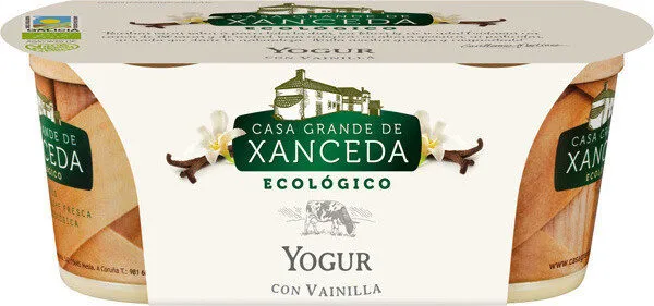Yogur con vainilla ecológico