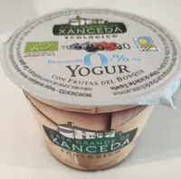Yogur desnatado 0% con frutas del bosque