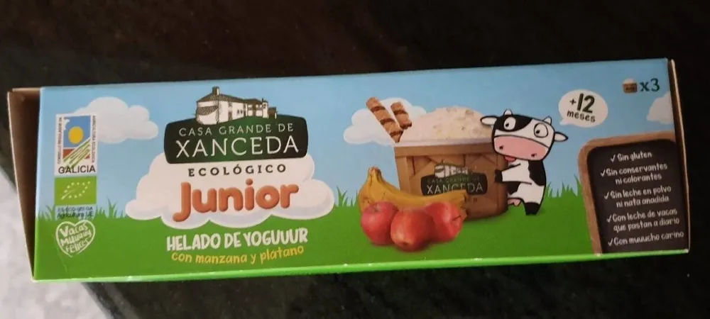 Helado de yogur