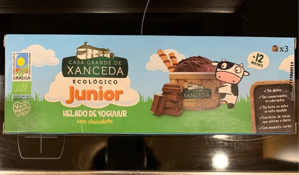 Helado de yogur