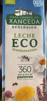 Leche ecológica semidesnatada