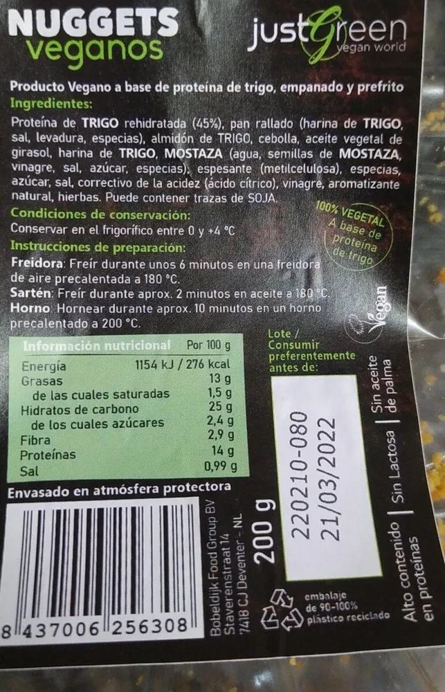 Nuggets veganos