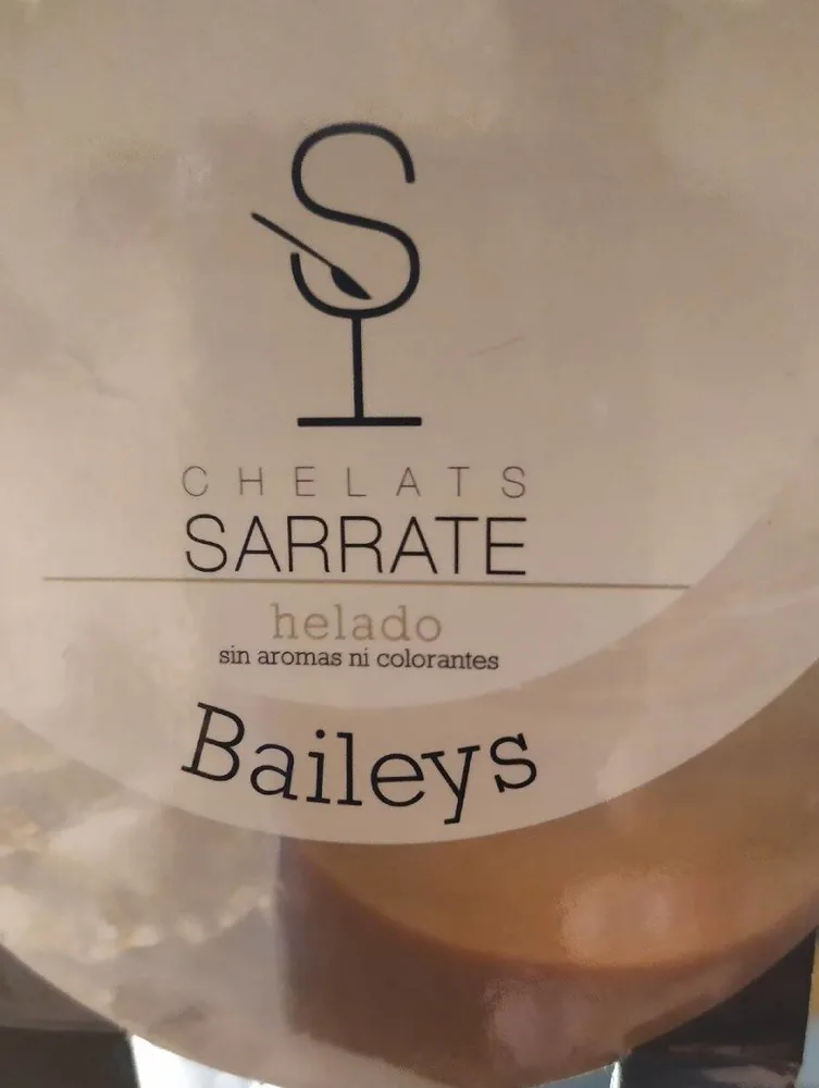 Helado baileys