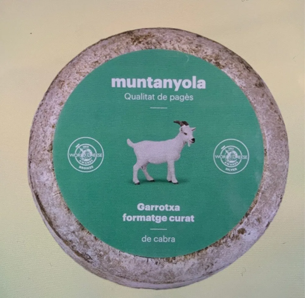 Garrotxa formatge curat de cabra