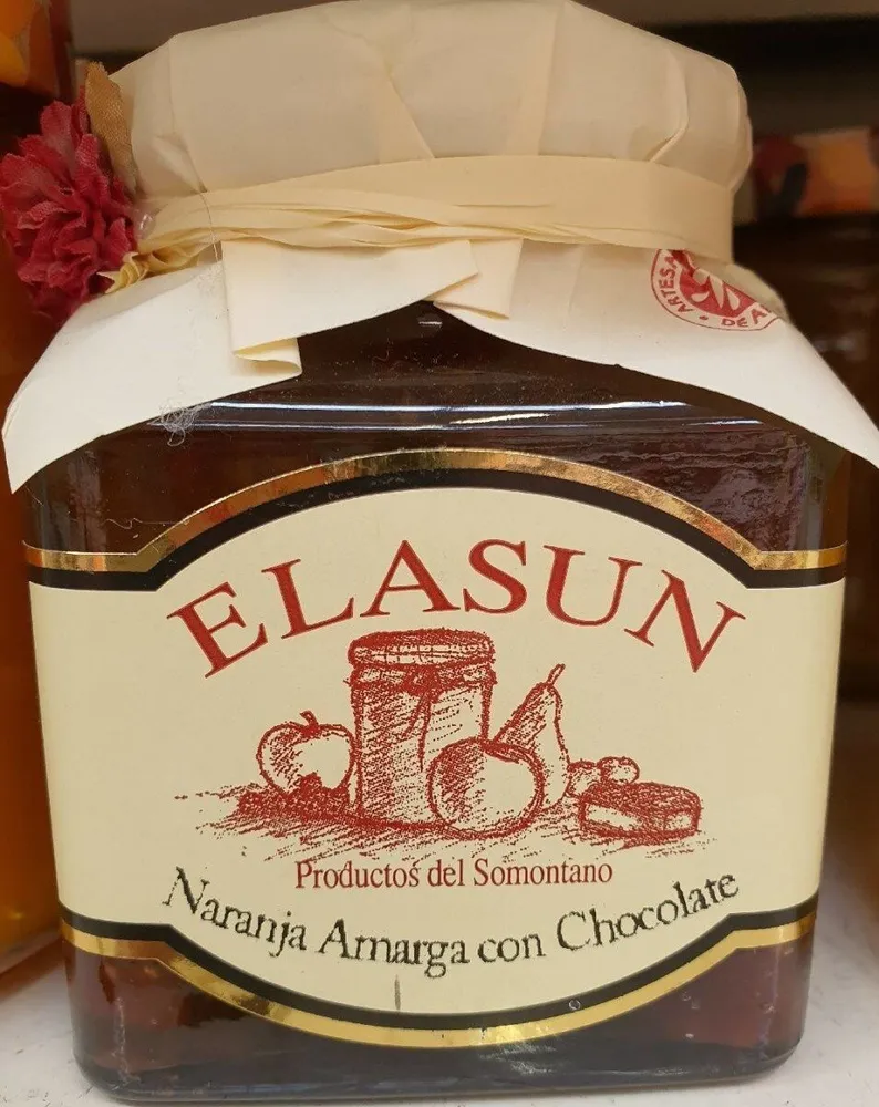 Naranja amarga con chocolate