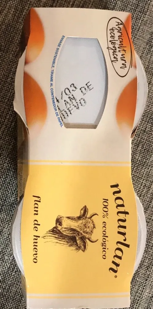 flan de huevo 100% ecologico