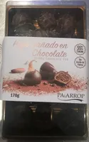 Higo bañado en chocolate