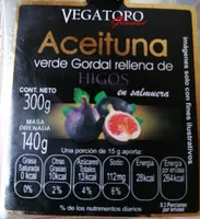 Aceituna verda Gordal rellena de higos