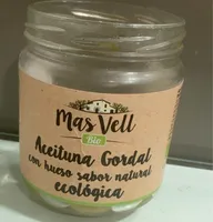 Aceituna gordal con hueso sabor natural ecologica