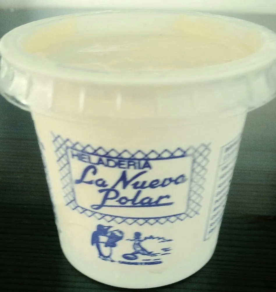 Helado de vainilla