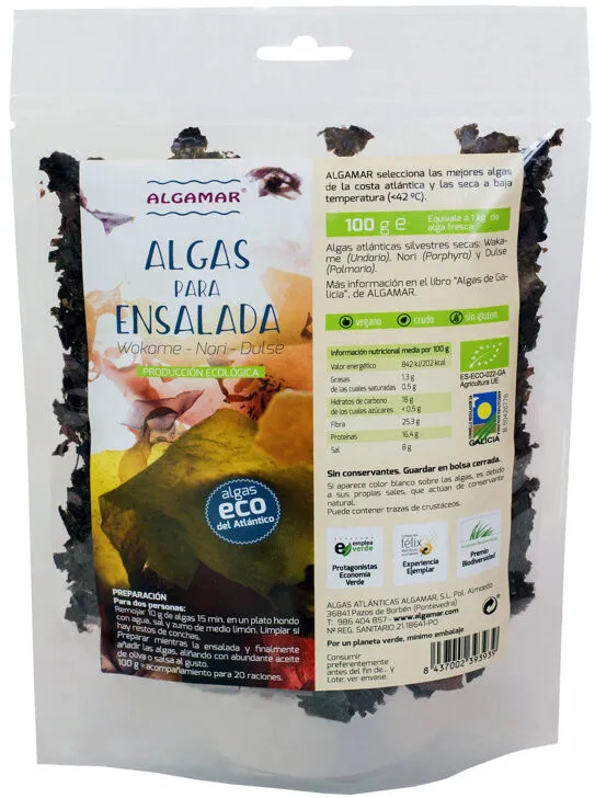Algas para ensalada