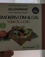 CRACKERS CON ALGAS TOMATE Y CHIA