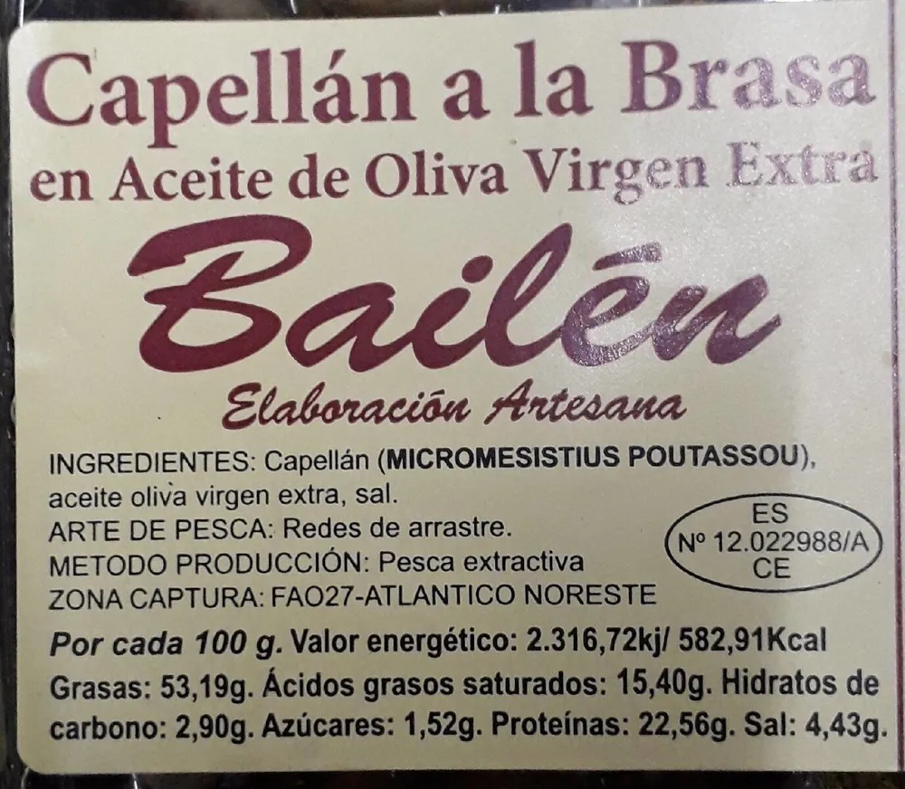 Capellan a la brasa