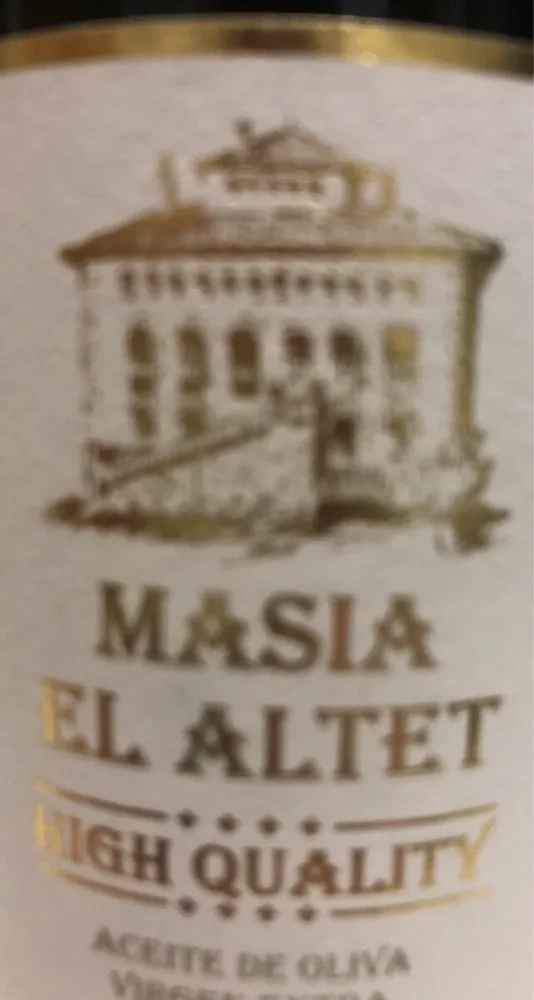 Aceite Masia El Altet