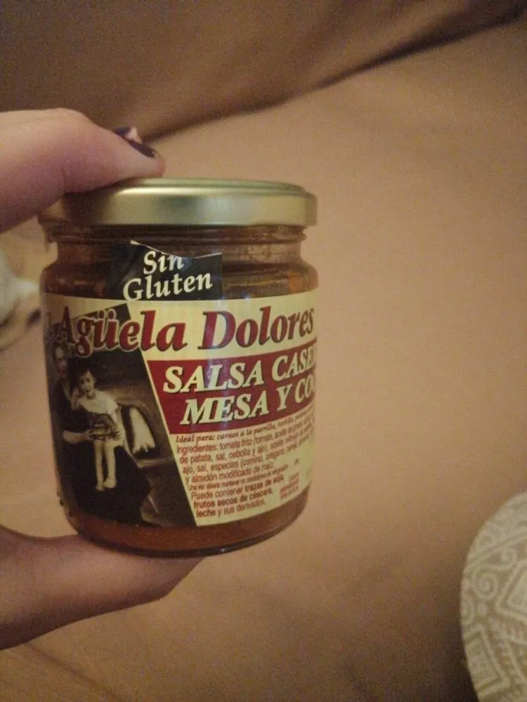 Salsa casera de mesa y cocina