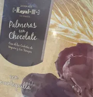Palmeras con chocolate con mantequilla