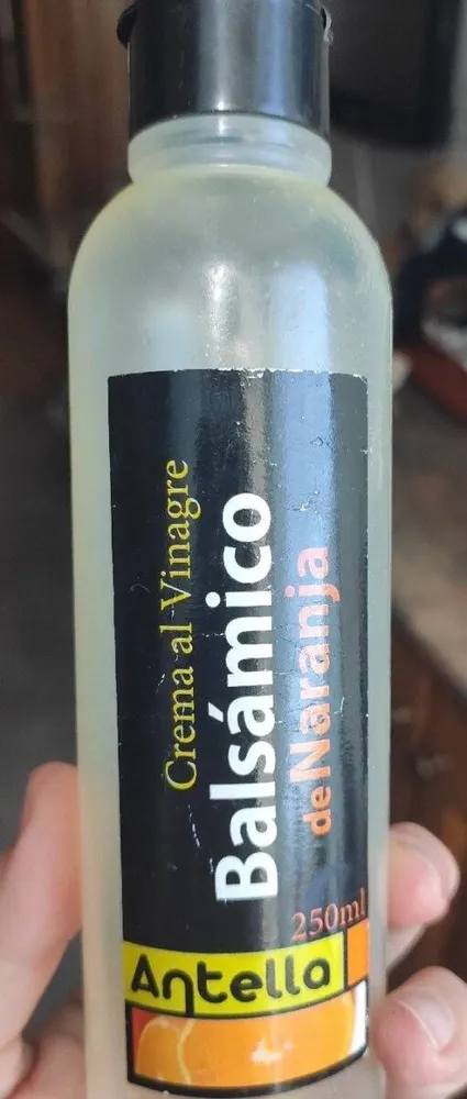 Crema al vinagre balsámico de naranja