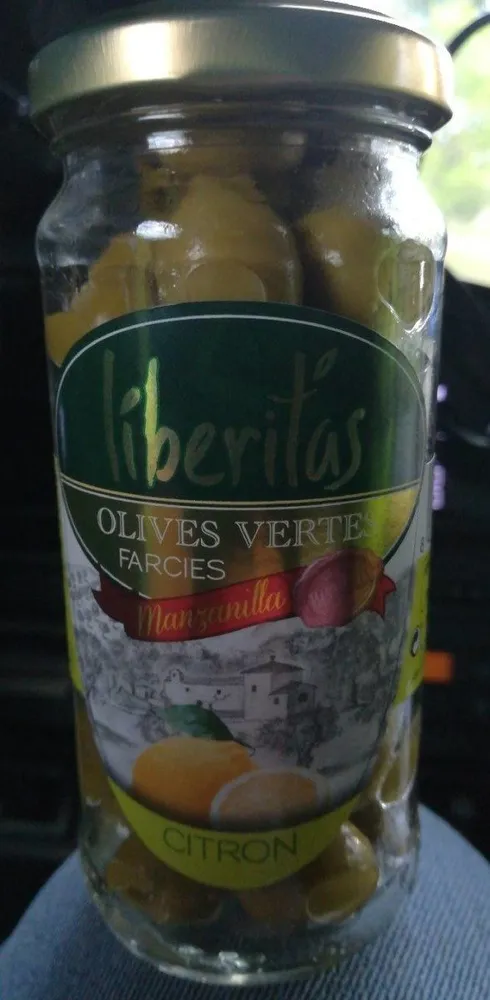 Olives vertes farcies citron