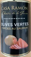 Olives vertes farcirs au saumon