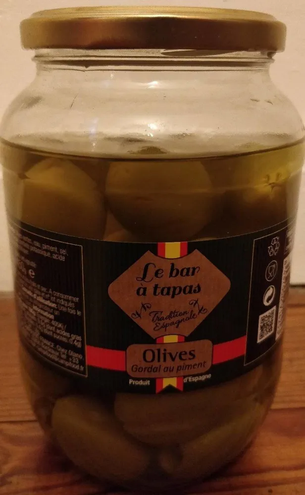 Olives Gordal au piment