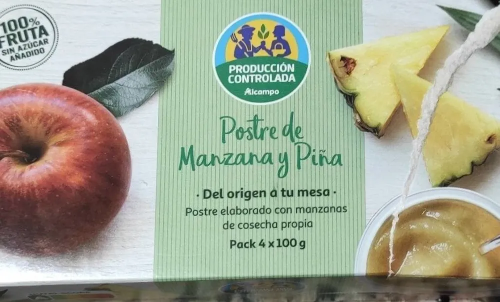 Postre de manzana