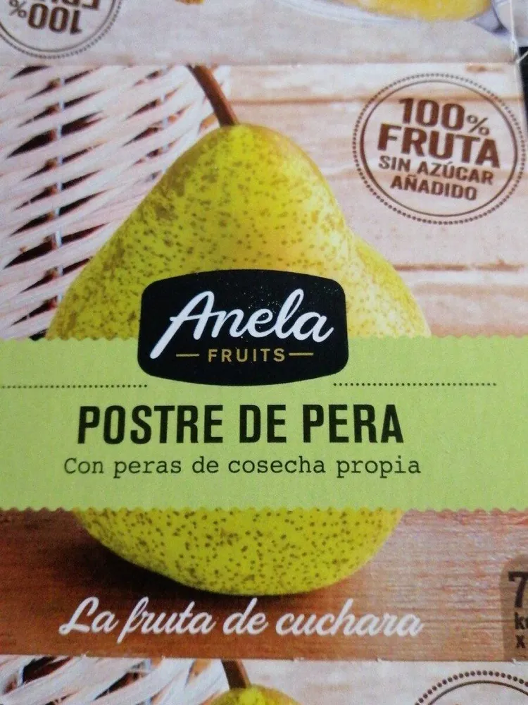 Postre de pera