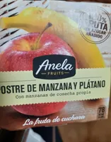 Postre de manzana y plátano