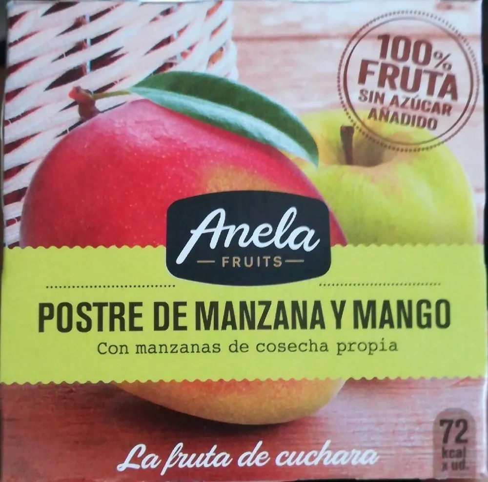Postre de manzana y mango