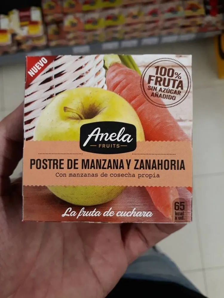 Postre de manzana y zanahoria