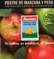 Postre de manzana y pera
