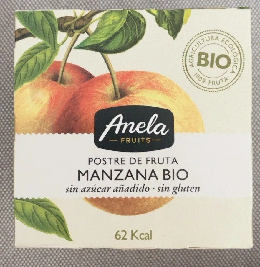 Postre de fruta MANZANA BIO